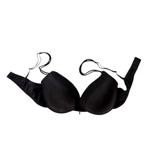 Jaclyn Smith| Women’s Elegant Black Bra with Lace Detail- Size 36C